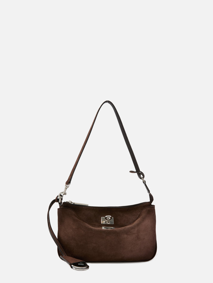 Rodeo Sling Pochette Bag,BALENCIAGA,LIGHT ESPRESSO,Image 1