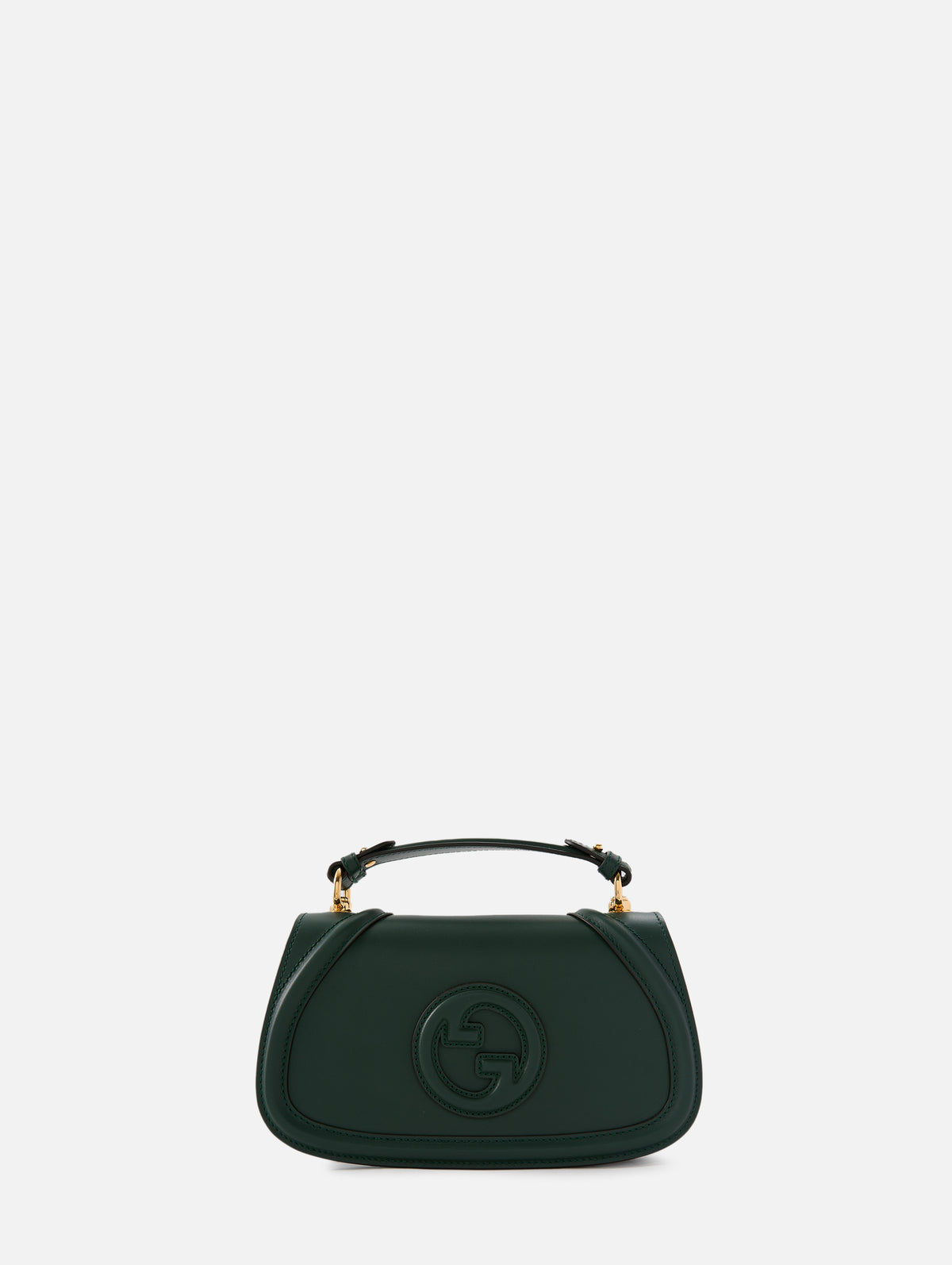 Blondie Top Handle Bag,GUCCI,DARK GREEN,Image 1