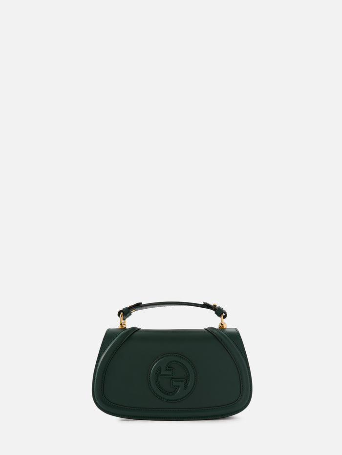 Blondie Top Handle Bag,GUCCI,DARK GREEN,Image 1