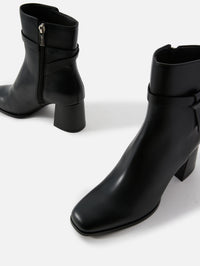 Lawton Bootie 65mm,JIMMY CHOO,BLACK,Image 2