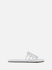 Petal Anagram Slide,LOEWE,SILVER,Image 1