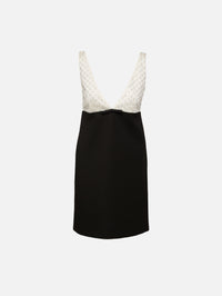 Emotional Essence Dress,DOROTHEE SCHUMACHER,BLACK/OFFWHITE,Image 1