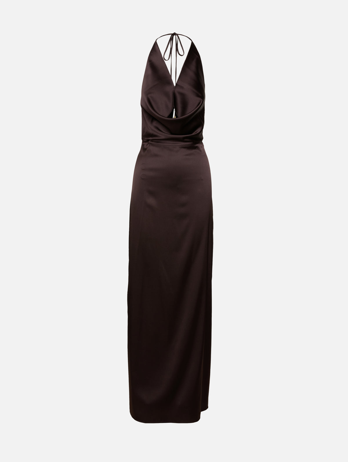 Carla Dress,ÉTERNE,ESPRESSO,Image 1