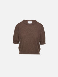 Genevra T Shirt,LISA YANG,DARK TRUFFLE,Image 1