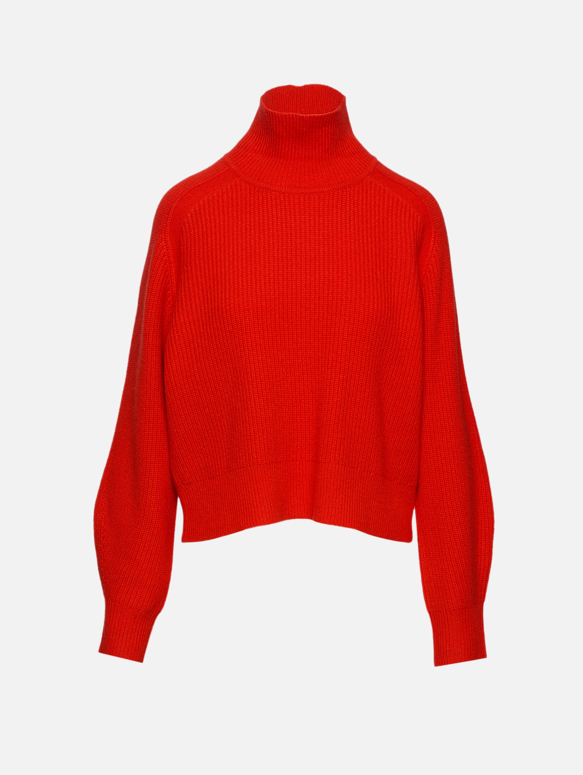 Cropped Rib Turtleneck | GUEST IN RESIDENCE | elysewalker