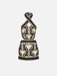 Tide Strength Mini Dress,JOHANNA ORTIZ,BLACK/ECRU,Image 1