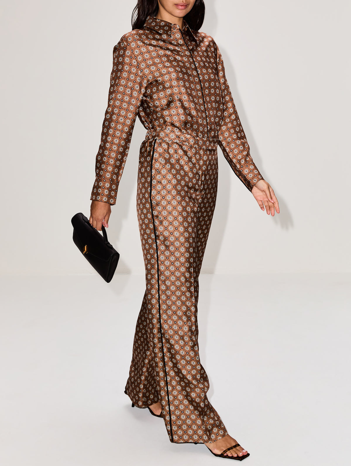 Graphic Dreams Pant,DOROTHEE SCHUMACHER,BROWN BIG TIE,Image 3