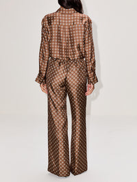 Graphic Dreams Pant,DOROTHEE SCHUMACHER,BROWN BIG TIE,Image 4