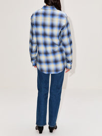 Flannel Shirt,MATTEAU,OCEAN CHECK,Image 3