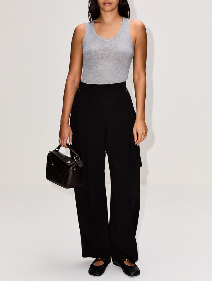 Cargo Trouser,LOEWE,BLACK,Image 1