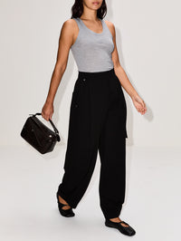Cargo Trouser,LOEWE,BLACK,Image 3