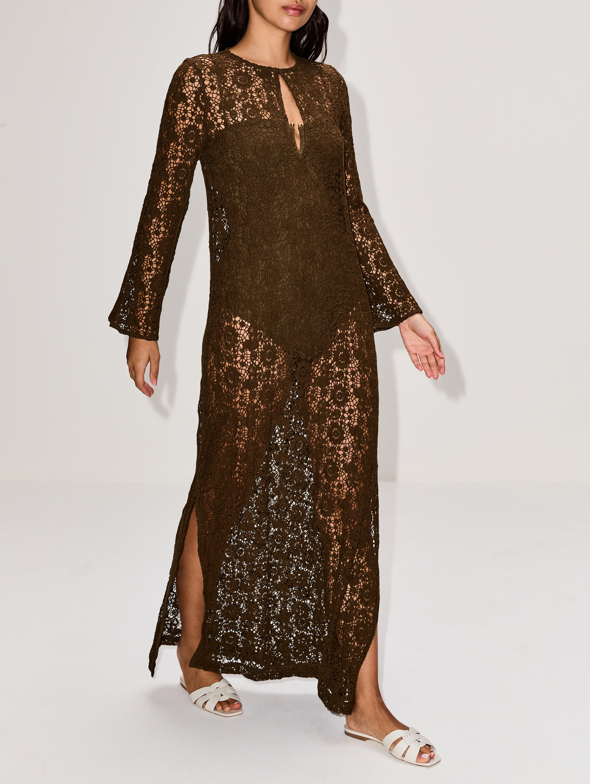 Della Dress,NILI LOTAN,ARMY GREEN,Image 3