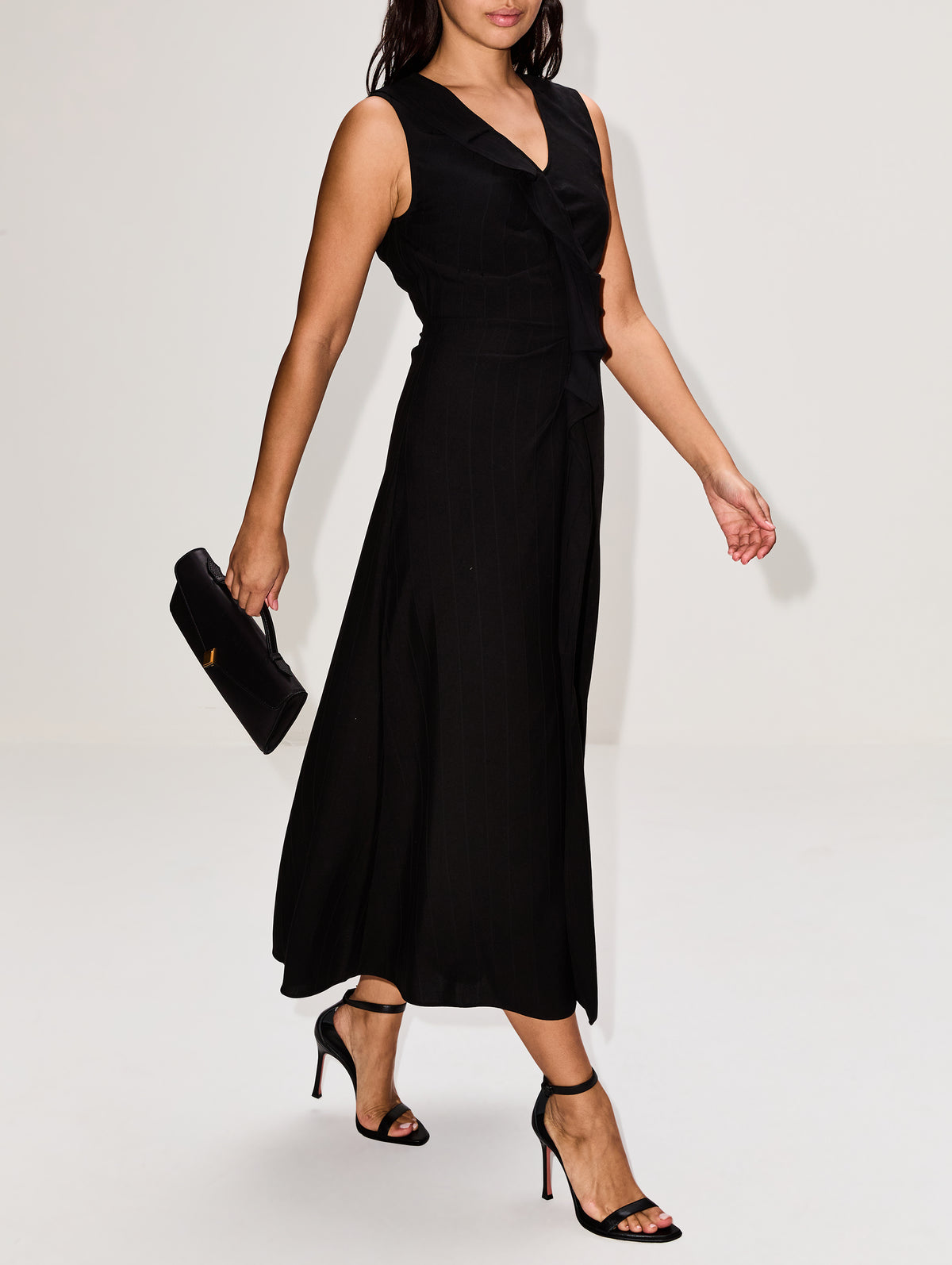 proenza schouler dress Jaya Dress in Jacquard Flou Black
