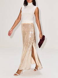 Linnie Skirt,ALTUZARRA,MACADAMIA,Image 3