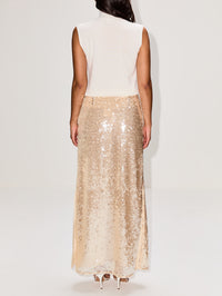 Linnie Skirt,ALTUZARRA,MACADAMIA,Image 4