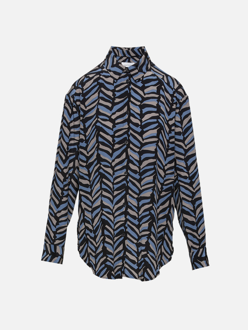 MATTEAU | Women's | Long Sleeve Silk shirt | PALERMO BLOUSE | Size 3