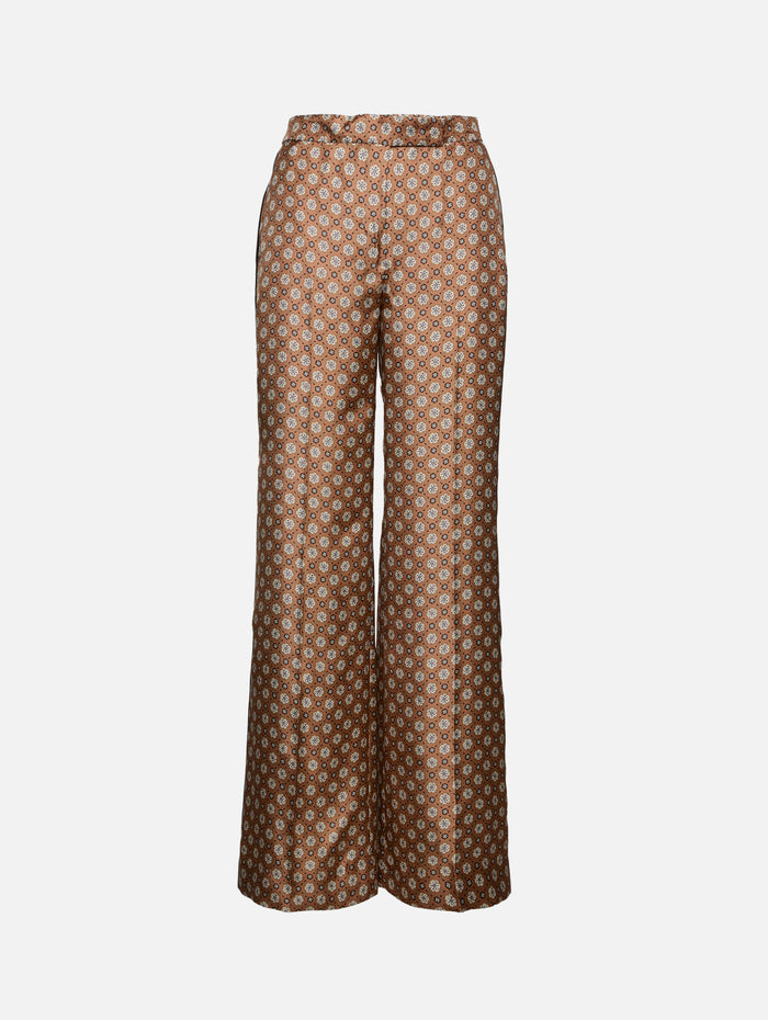 Graphic Dreams Pant,DOROTHEE SCHUMACHER,BROWN BIG TIE,Image 1