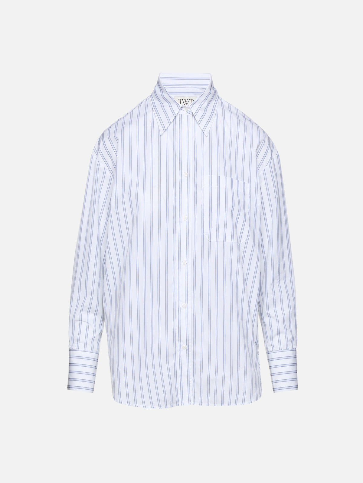 Big Joe Shirt,TWP,WHITE/MIDNIGHT,Image 1