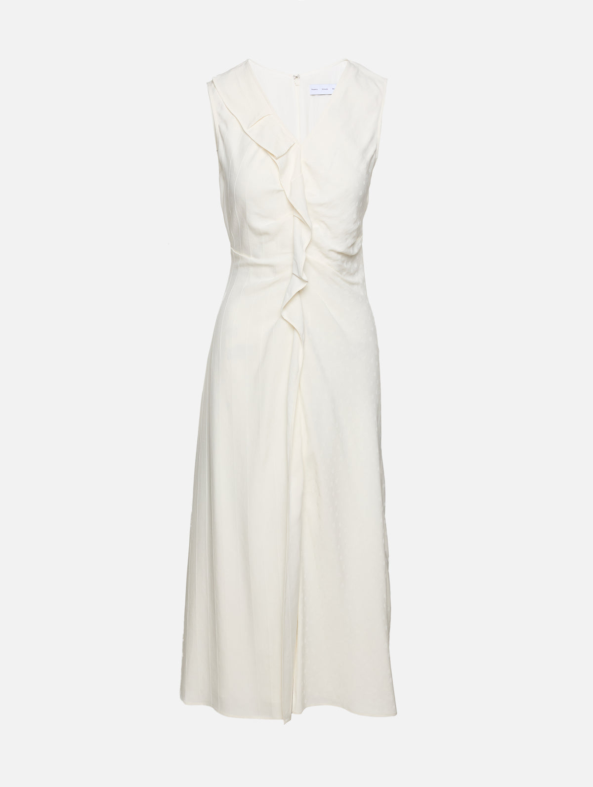 Jaya Dress in Jacquard Flou Off White Jaya Dress in Jacquard Flou Off White
