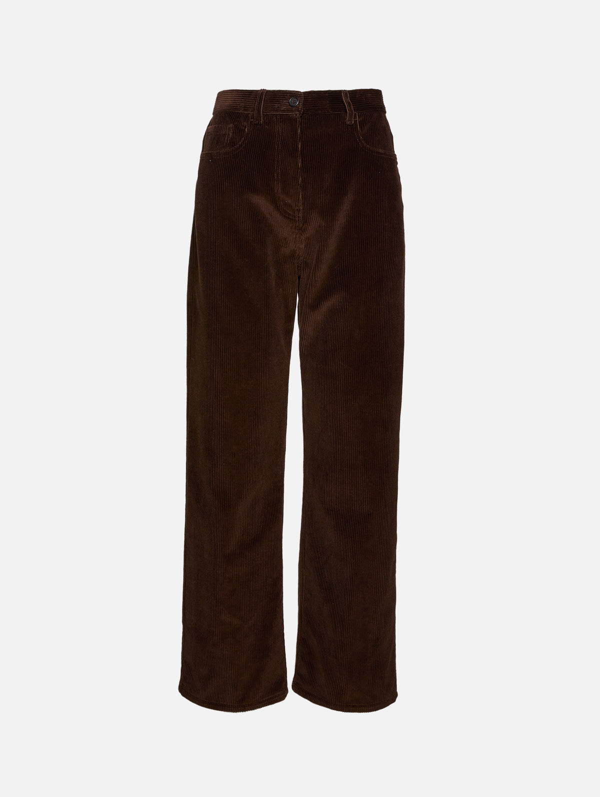 Corduroy Pant,MIU MIU,COCOA BROWN,Image 1
