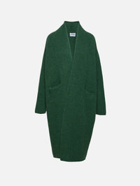 Slim Cocoon Coat,LAINEY KEOGH,GREEN,Image 1