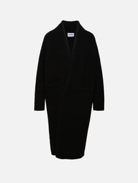 Slim Cocoon Coat,LAINEY KEOGH,BLACK,Image 1