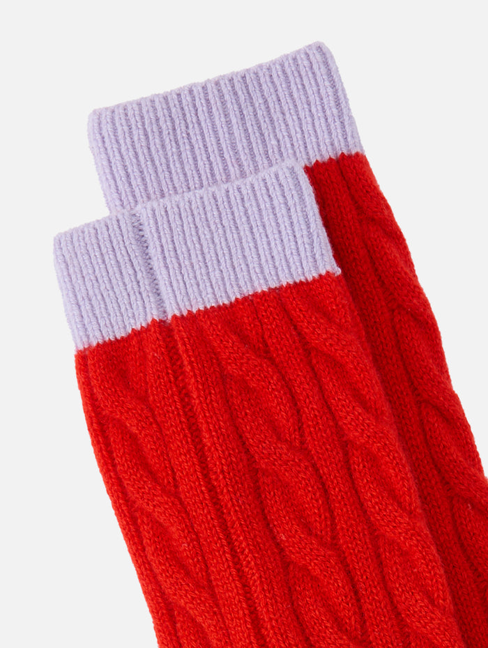 Cabel Sock,GUEST IN RESIDENCE,CHILI/DUSK,Image 1