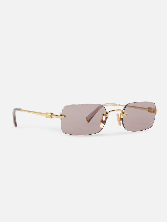 0MU B50S Eyewear,MIU MIU EYEWEAR,MAUVE LENSES,Image 1