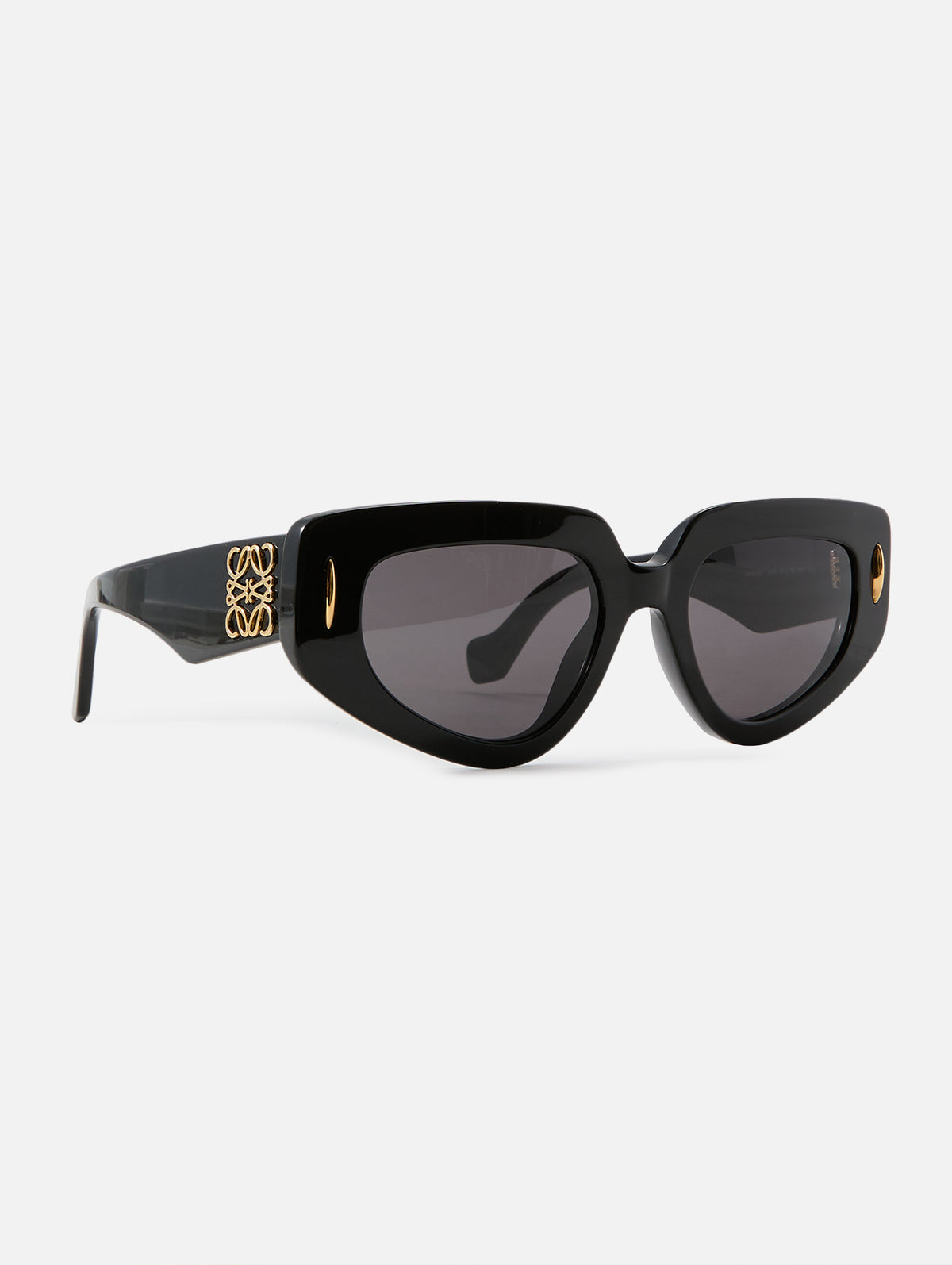 Anagram Frame Sunglasses,LOEWE EYEWEAR,NAVY,Image 4