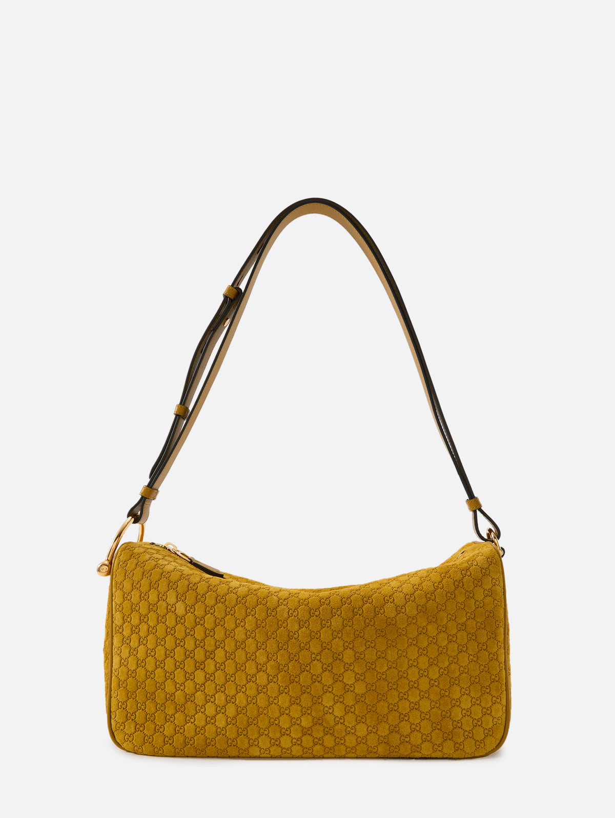 G Half Horsebit Shoulder Bag,GUCCI,OCHRE,Image 1