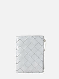 Small Bifold Wallet,BOTTEGA VENETA,SILVER,Image 1