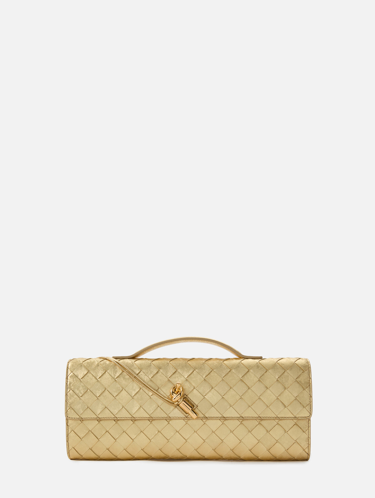 Andiamo Clutch,BOTTEGA VENETA,GOLD,Image 1