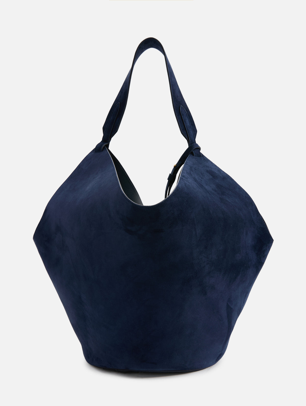 Lotus Medium Tote,KHAITE,MIDNIGHT NAVY,Image 3