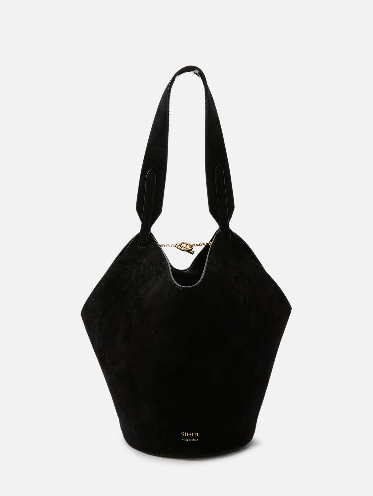 Lotus Mini Tote,KHAITE,BLACK/WHITE,Image 2