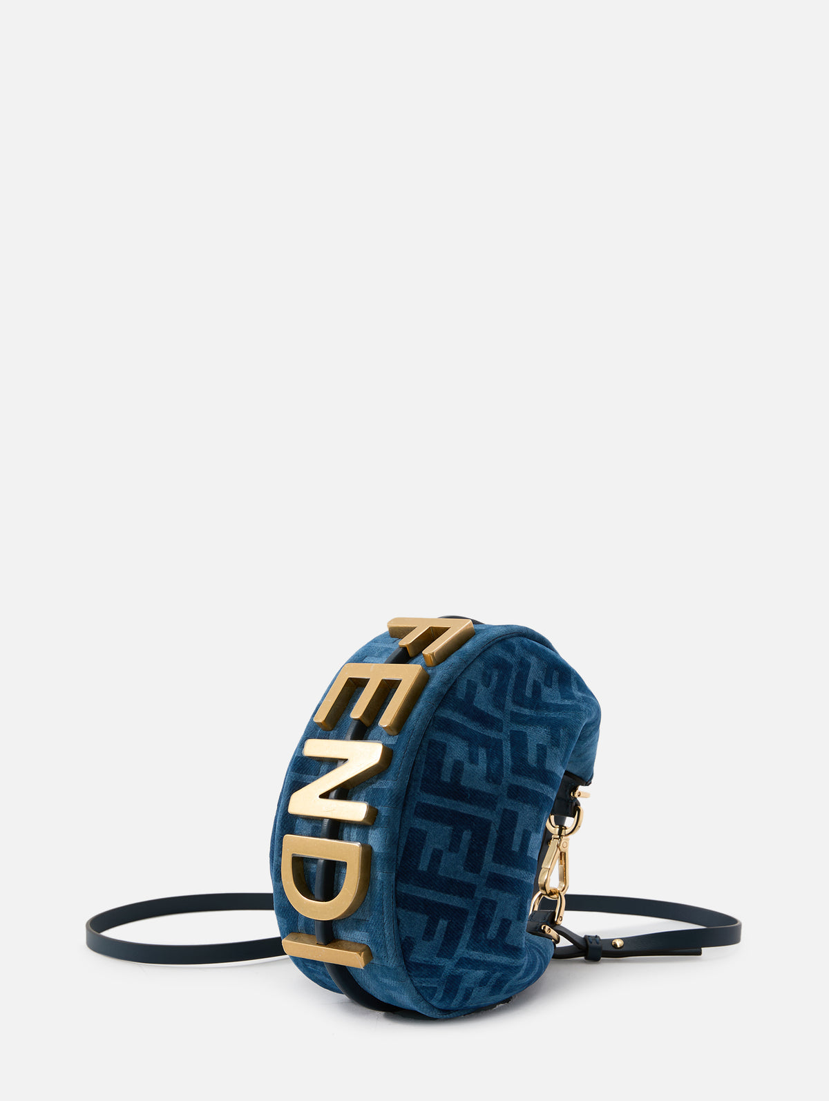 Mini Fendigraphy Bag,FENDI,BLUE/NERO,Image 3