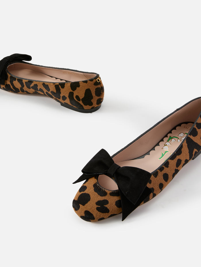 Bowow Ballet Flat,VALENTINO GARAVANI,ANIMAL PRINT,Image 1