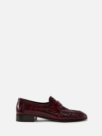 Soft Loafer,THE ROW,ROUGE,Image 1
