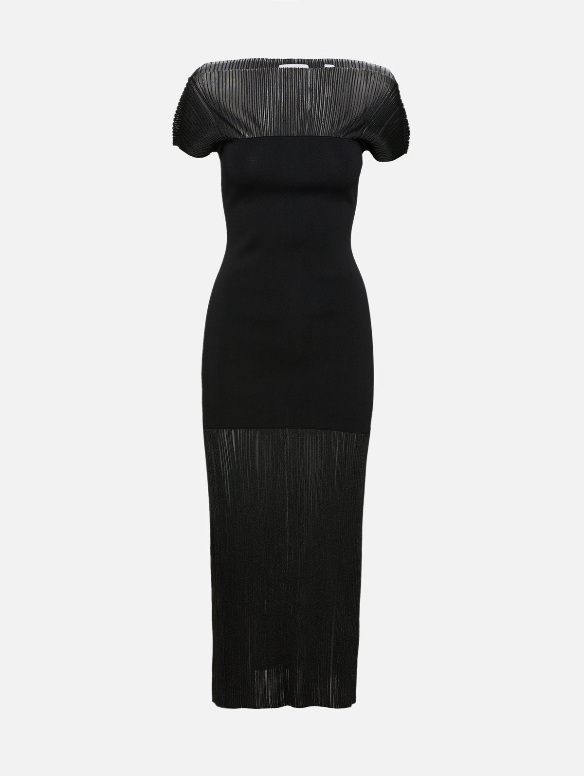 Contrast Knit Dress | HOUSE OF DAGMAR | elysewalker Black / S Contrast Knit Dress | HOUSE OF DAGMAR | elysewalker Black / S