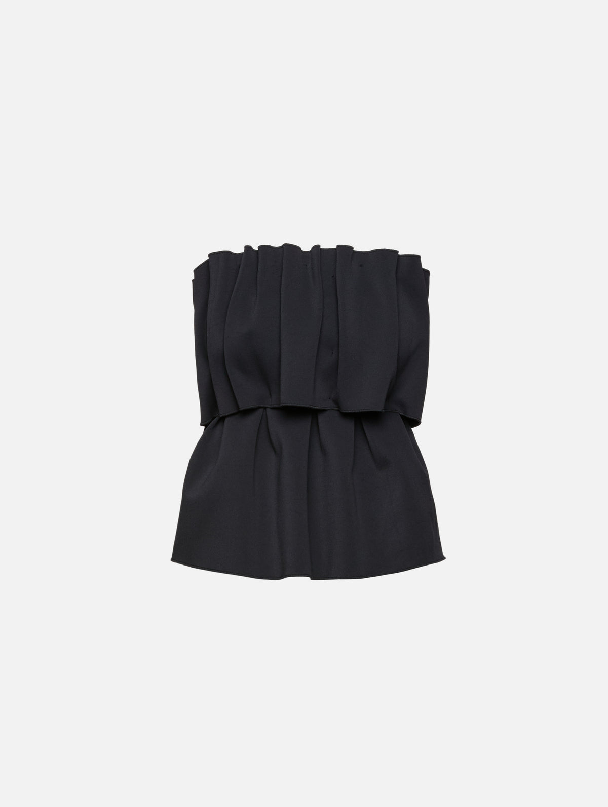 Sculpted Tube Top,HOUSE OF DAGMAR,BLACK,Image 1