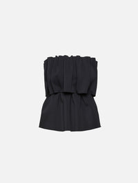 Sculpted Tube Top,HOUSE OF DAGMAR,BLACK,Image 1