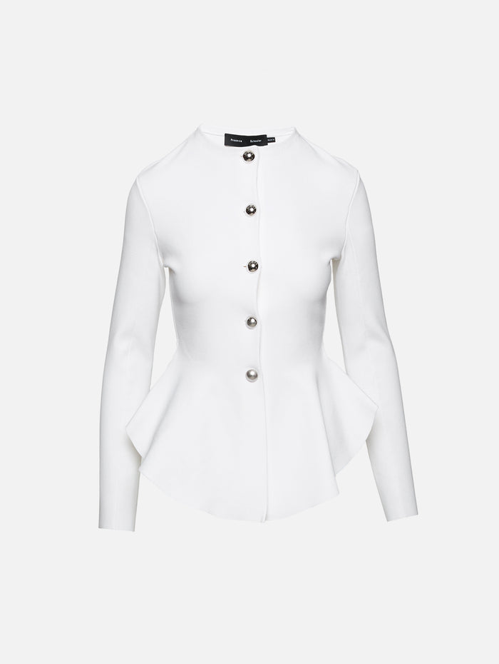 Dasha Jacket,PROENZA SCHOULER,OFF WHITE,Image 1