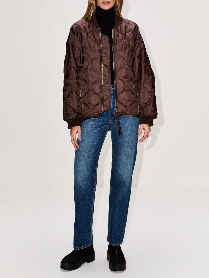 Isla Jacket,AGOLDE,BOURBON,Image 1