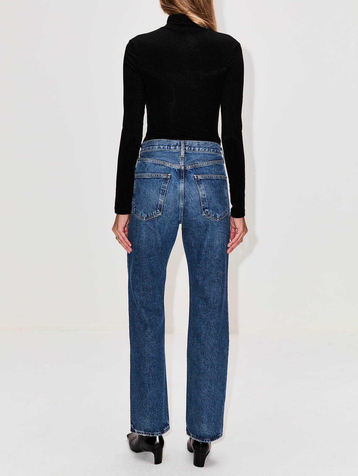 agolde cigarette jean -- Low Slung Straight Leg in Vague Stretch Content AGOLDE Lana Liberty 29