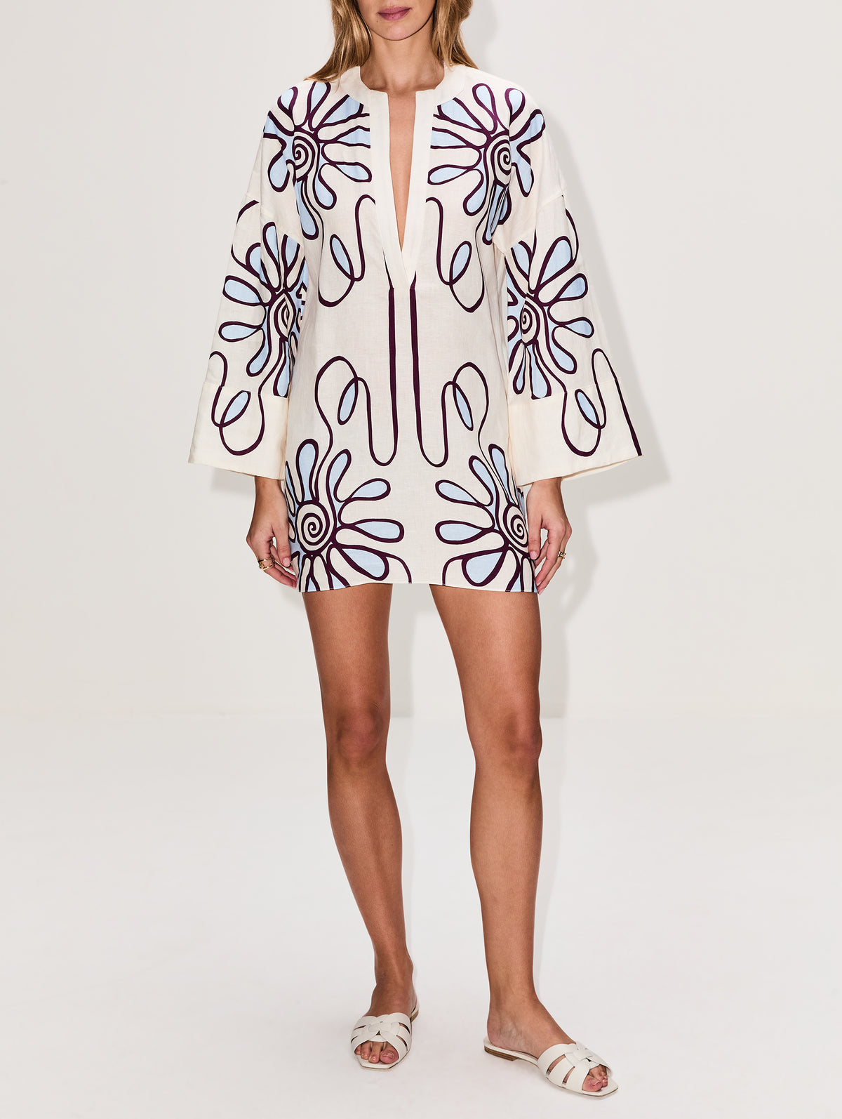 siena embroidered dress Siena Women's Embroidered Mesh Sleeveless Maxi Dress at Foxvalley Mall in Aurora, IL