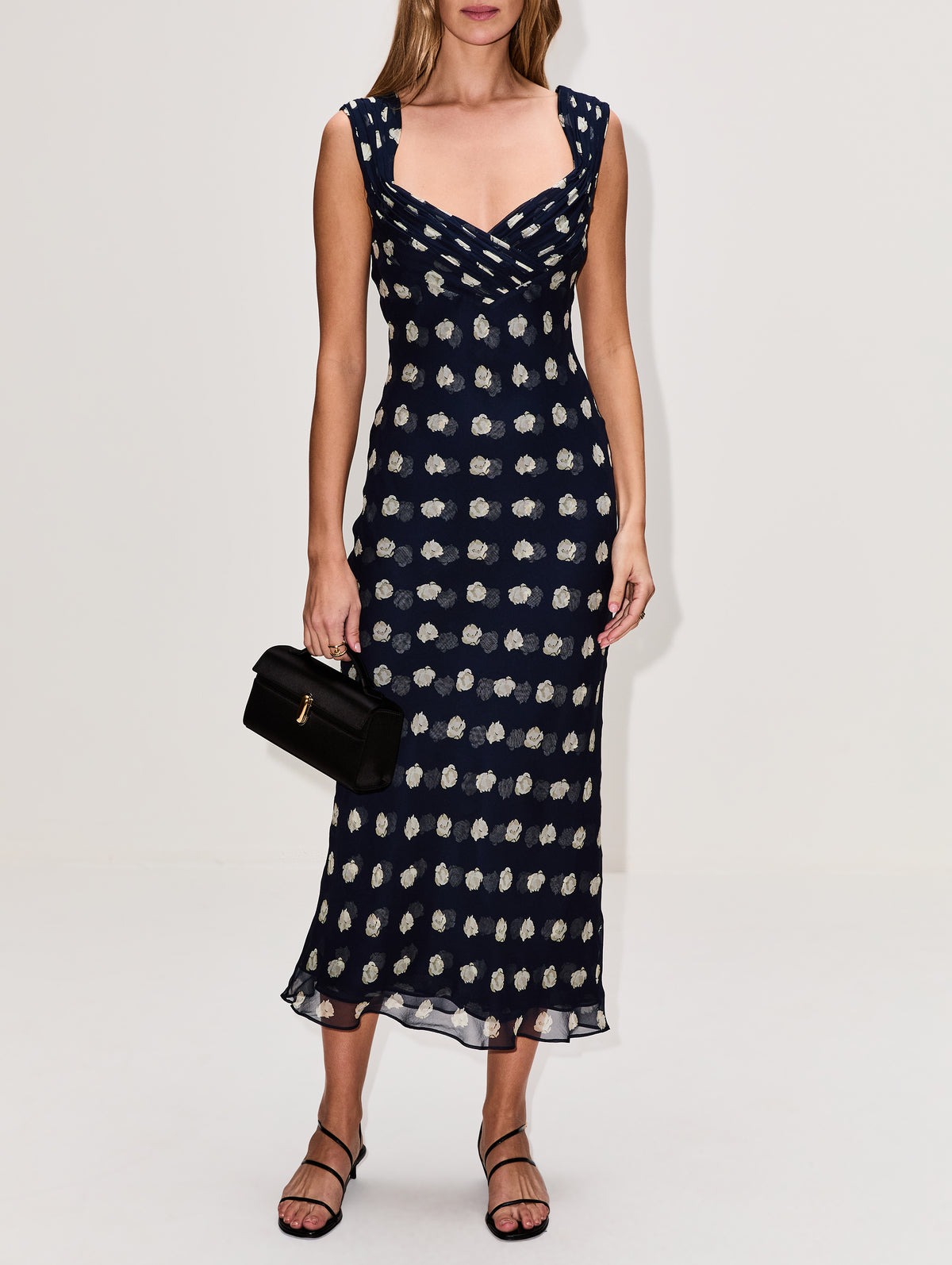 Eliseo Dress,CULT GAIA,SMALL DOT DEEP,Image 2
