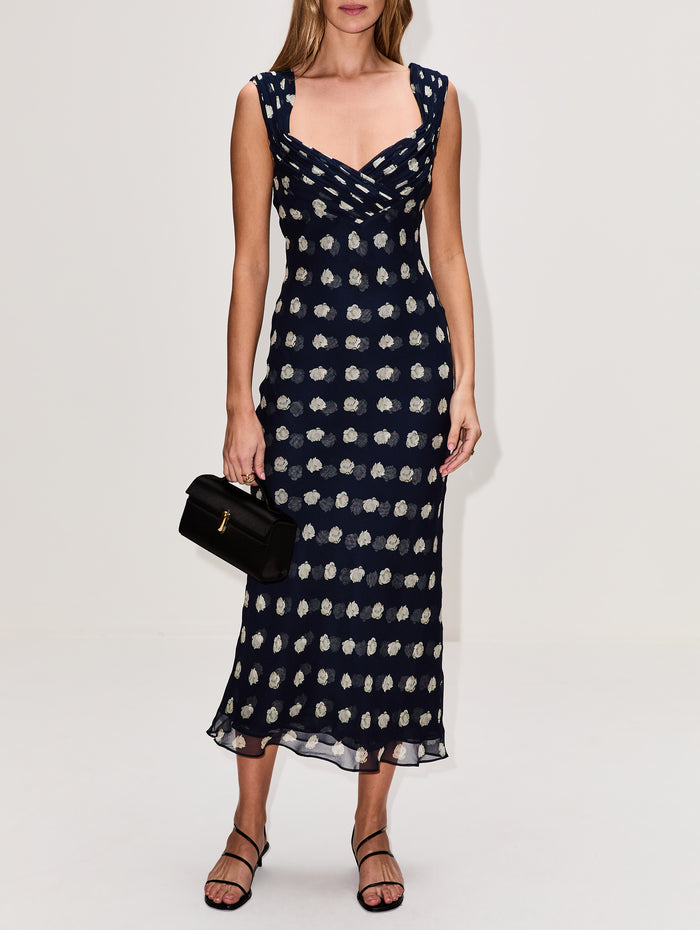 Eliseo Dress,CULT GAIA,SMALL DOT DEEP,Image 1