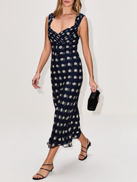 Eliseo Dress,CULT GAIA,SMALL DOT DEEP,Image 3