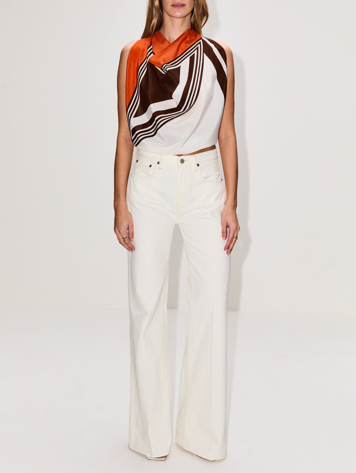 Destino Scarf,SIR.,PACHA STRIPE,Image 4