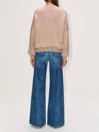 Margaux Sweater,KHAITE,PUTTY,Image 3