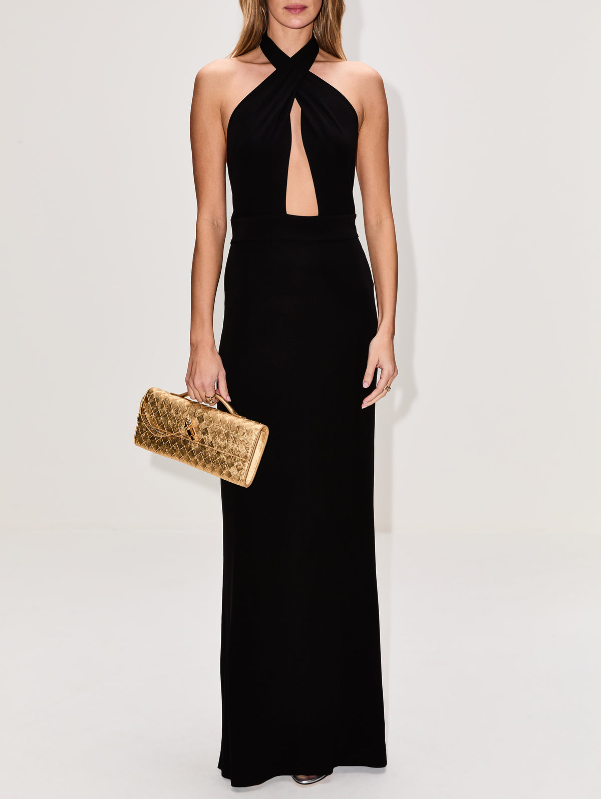 Lita Gown,NILI LOTAN,BLACK,Image 2